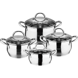 Набор из 4 кастрюль с крышками Gourmet Bergner