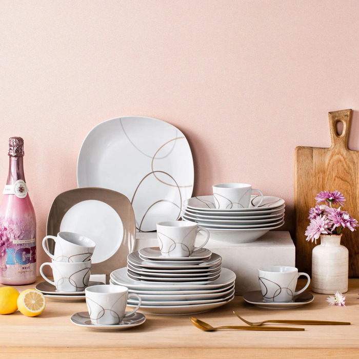 Столовый сервиз на 4 персоны/12 предметов Nikita Veweet