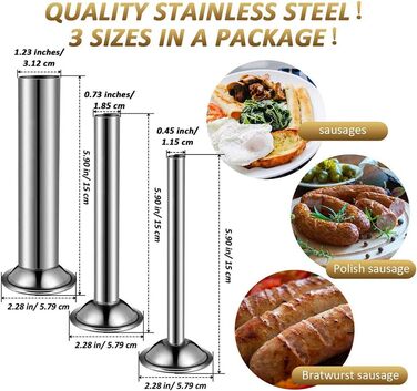 Набор насадок для мясорубки 3 предмета FYBlossom