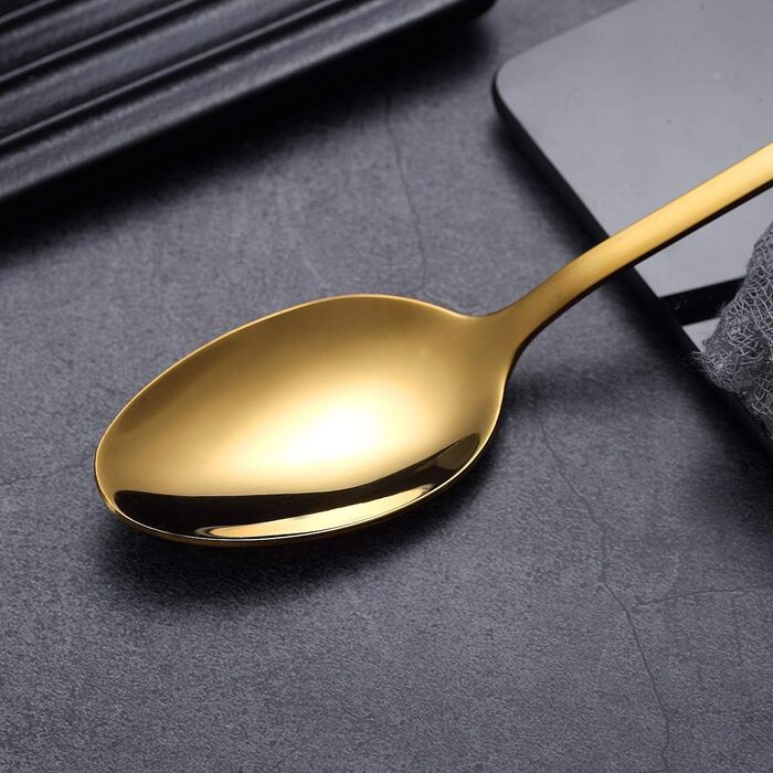 Набор столовых приборов 30 предметов Gold HOMQUEN