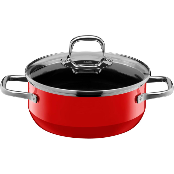 Набор кастрюль 4 предмета Red Elegance Line Silit