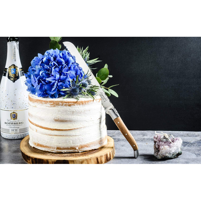 Набор ножей с магнитной подставкой 6 предметов, оливковое дерево Luxury Line Laguiole Style de Vie