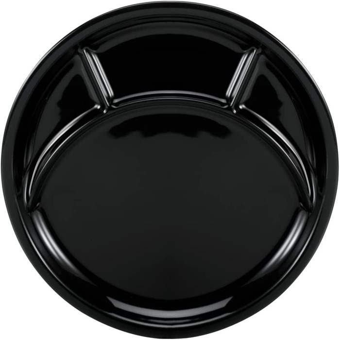 Набор тарелок для фондю и гриля 27 см 4 предмета Black Creatable