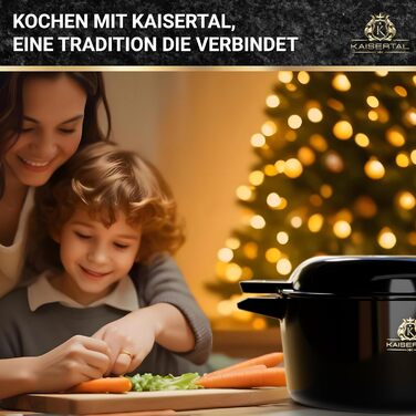 KAISERTAL Жаровня 26 см/4,8 л с крышкой-сковородой 1,8 л чугун KAISERTAL