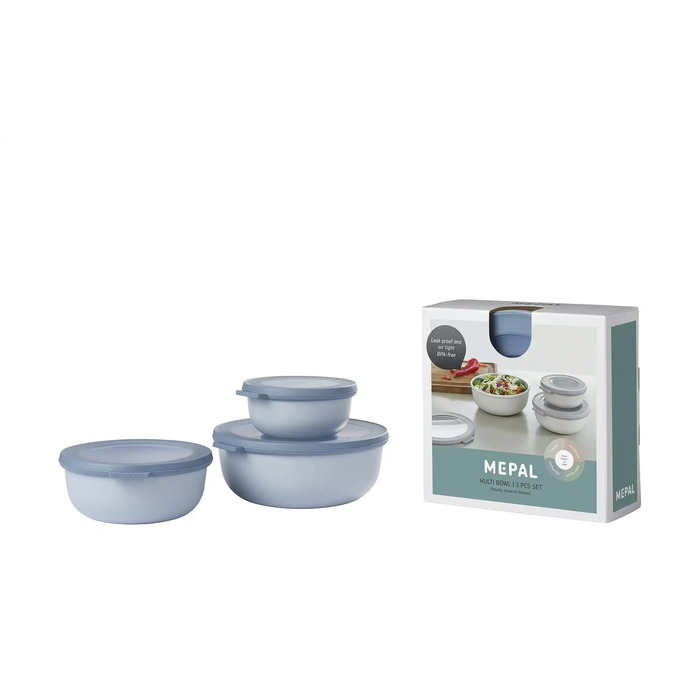 Набор из 3 контейнеров 0,35/0,75/1,25 л Nordic Blue Cirqula Mepal