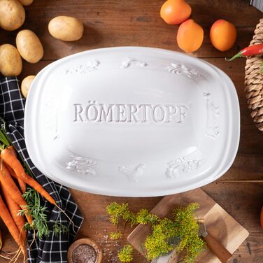 Жаровня 5 л Rustico White Römertopf