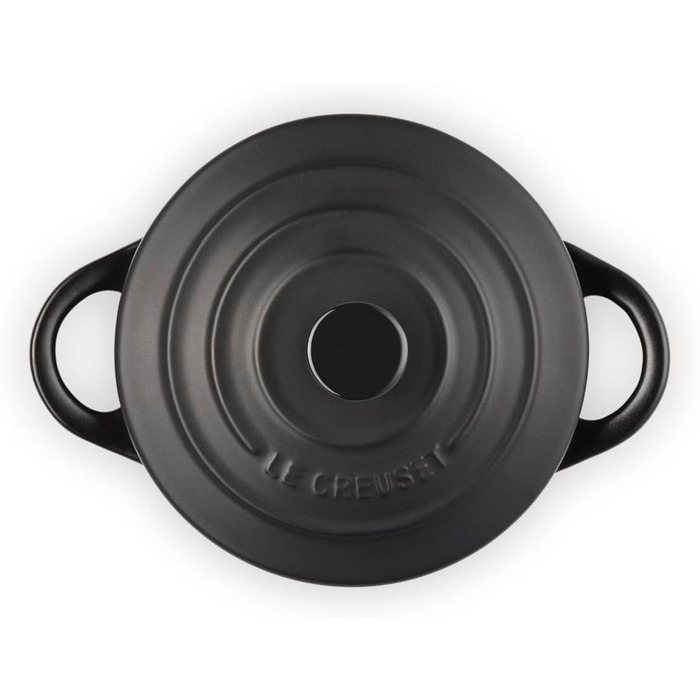 Мини-кастрюля / жаровня 10 см, матовый черный Le Creuset