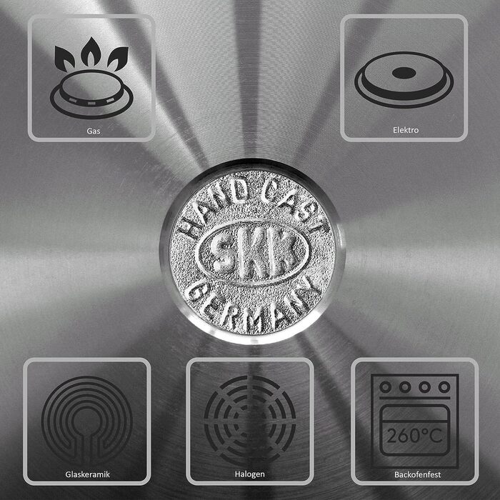 Сковорода-вок с крышкой 28 см SKK