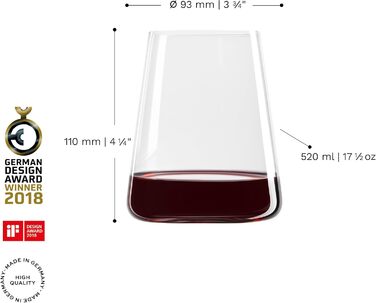 Набор из 6 стаканов для вина 0,515 л Stölzle Lausitz