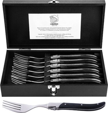 Набор столовых вилок с футляром 6 предметов Laguiole Style de Vie