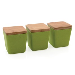 Набор из 3 емкостей для хранения, салатовых CooknCo Berghoff