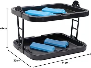 Холодильная витрина 44 x 44 x 32 см Black APS