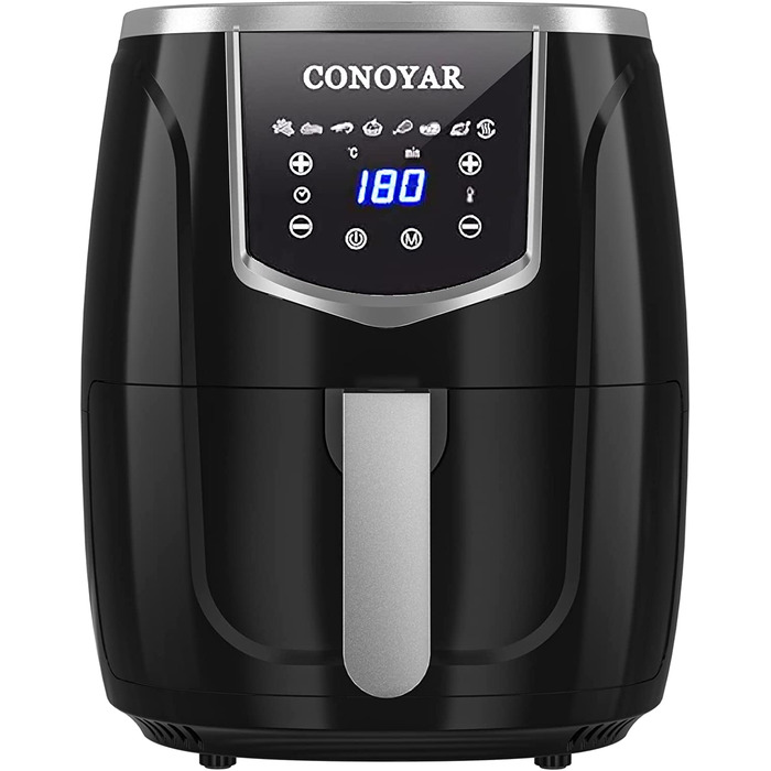 Фритюрница CONOYAR XXL AF336 / 4,5 л / 1300 Вт / 8 программ