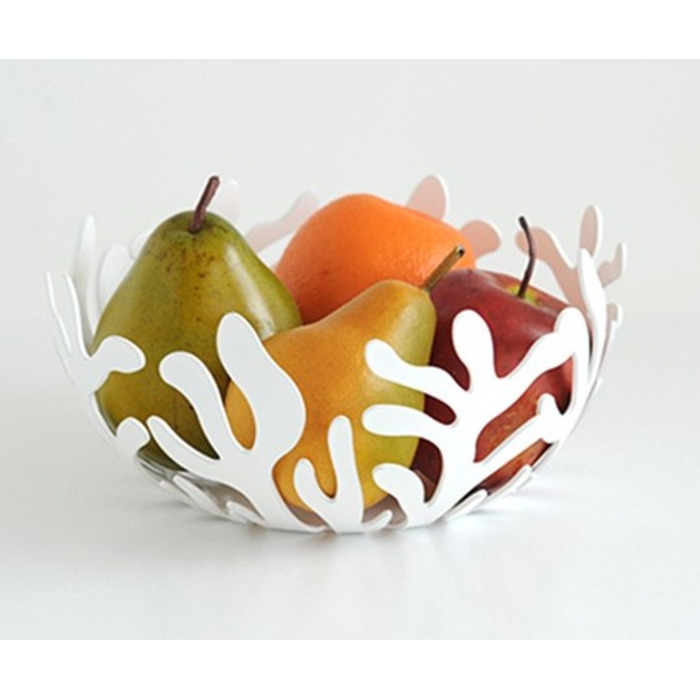 Ваза для фруктов 29х10 см белая Mediterraneo Alessi