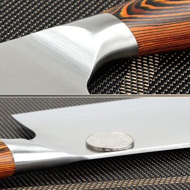 WildMok Нож-топорик для мяса 18 см сталь/дерево паквуд WILDMOK