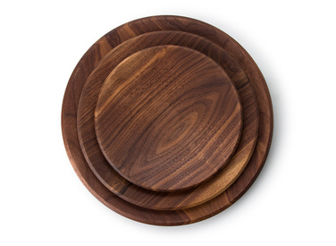 Чаша орех Ø 25 х 3 см Continenta