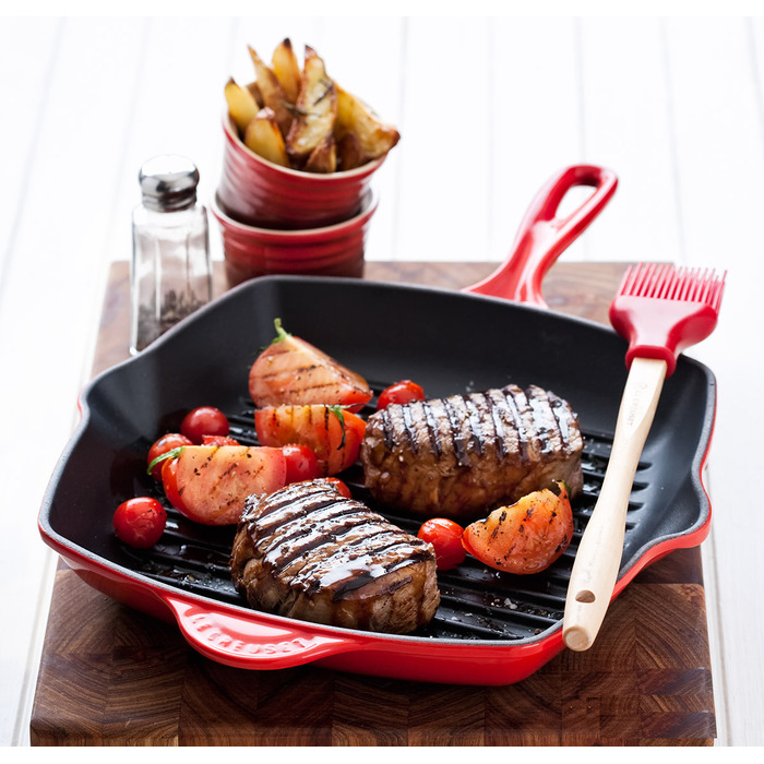 Сковорода гриль квадратная 26 см Karibik Le Creuset