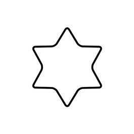 Формочка для печенья "Звездочка " металлическая 6 см Kaiser