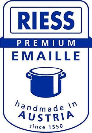 Набор кухонной посуды 3 предмета, эмалированный, оранжевый Riess 0520-113