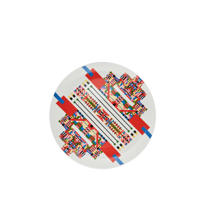 Тарелка для десерта 30 см Holyhedrics Alessi