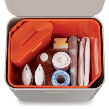 Контейнер для мусора с двумя баками 60 л Stone Totem Compact Joseph Joseph