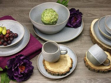 Столовый сервиз на 4 человека 16 предметов Grey Loft Stone Series CreaTable