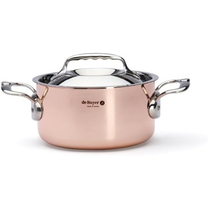 Кастрюля с крышкой Ø 16 см Prima Matera De Buyer