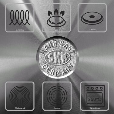 Вок-сковорода с крышкой 30 см SKK