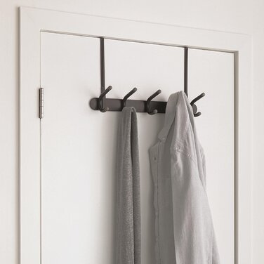 Вешалка 42x9,5x7,5 см серая Brella Wandgarderobe Umbra