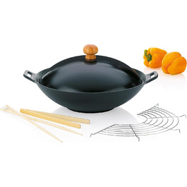 Набор Вок с крышкой 36 см 5 предметов kela