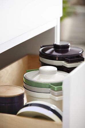 Кастрюля 24 см, эмалированная, белая Riess 2123-211