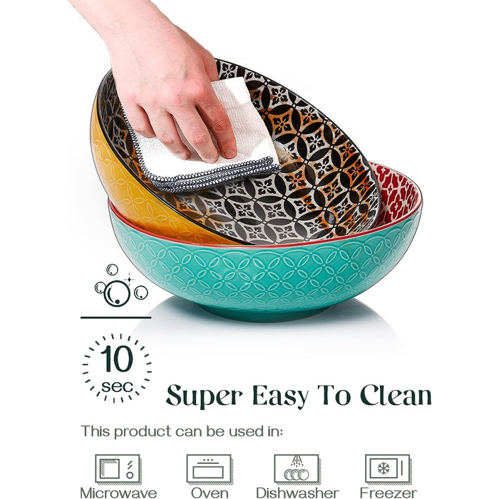 Набор глубоких тарелок 24 см 2 предмета DOWAN