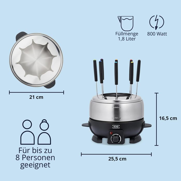 Электрический фондю 1,8 л KHG