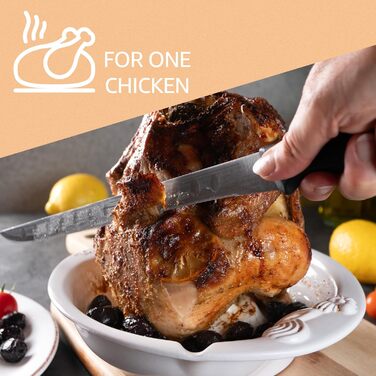 Ростер для курицы 25 x 18 см White Chiko Römertopf