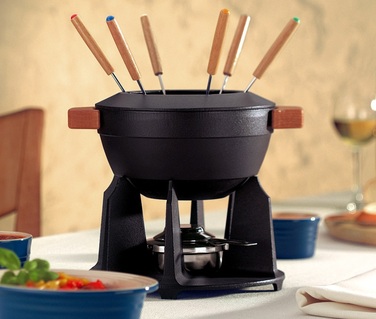 Набор для фондю на 6 персон, 2,1 л, черный Le Creuset