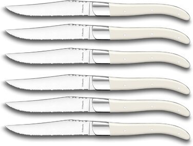 Набор ножей для стейка 6 предметов White Royal Steak Amefa