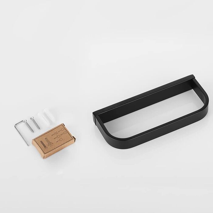 Вешалка для полотенец 20 см Matt Black Flybath