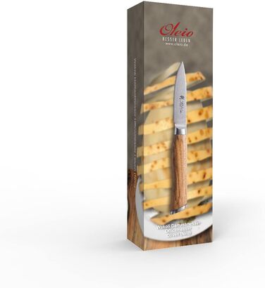 Профессиональный нож с дамасской стали с ручкой из оливкового дерева Wakoli