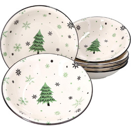 Набор рождественских суповых тарелок 0,45 л 6 предметов MamboCat