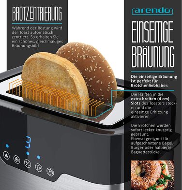 Тостер на 2 ломтика Arendo
