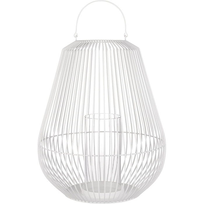 Фонарь под свечу 45 см S White Nidea Blomus