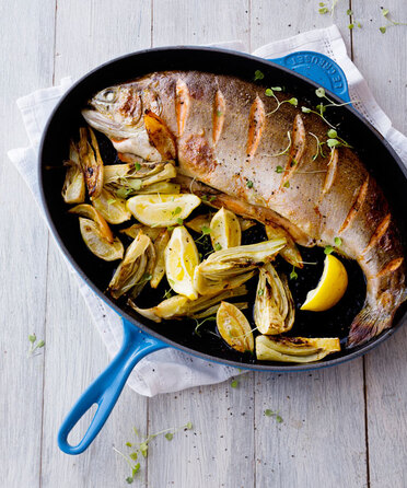 Сковорода чугунная, высокая 20 см Le Creuset