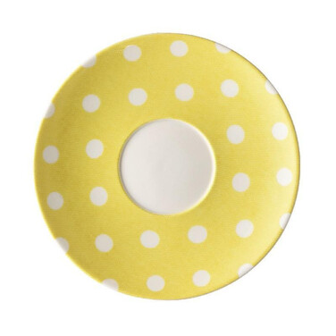 Блюдце к чашке для капучино желтое 16 см Springtime Hutschenreuther