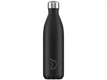 Вакуумная бутылка для воды 0,75 л, черная Monochrome Black CHILLY'S