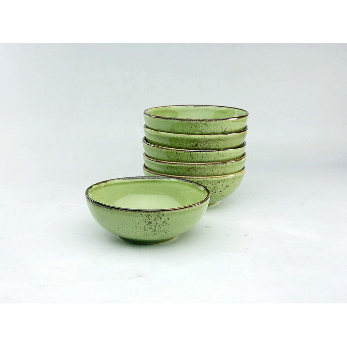 Набор глубоких тарелок 16,5 см 6 предметов Green Nature Collection CreaTable