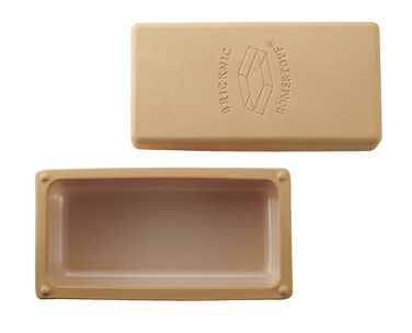 Емкость для запекания в форме кирпича для барбекю, бежевый, Römertopf