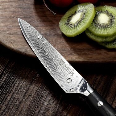 Универсальный кухонный нож из дамасской стали 13 см VG10 PAUDIN