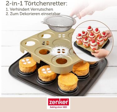 Форма для выпечки краффина на 9 порций с крышкой Zenker