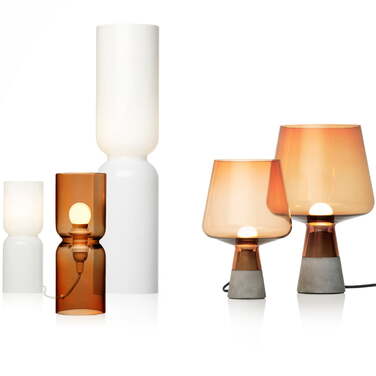 Настольный светильник 38х25 см серый Leimu Iittala