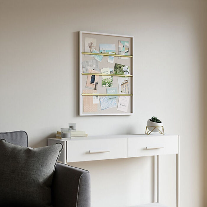 Доска для воспоминаний 52 х 67 х 3 см белая Tucker Umbra